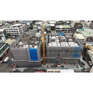 六樓底版樓版組立